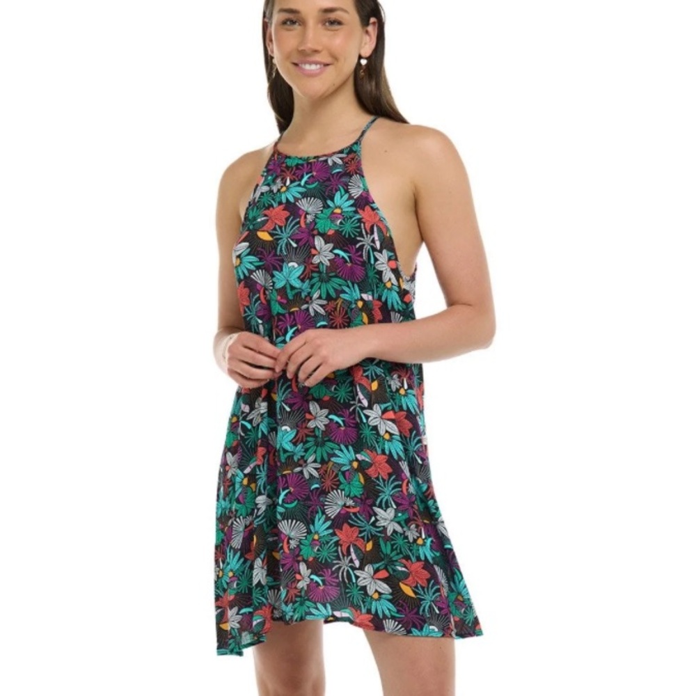 Eidon Surf | Sarah Cover Up Dress in Sand & Sea